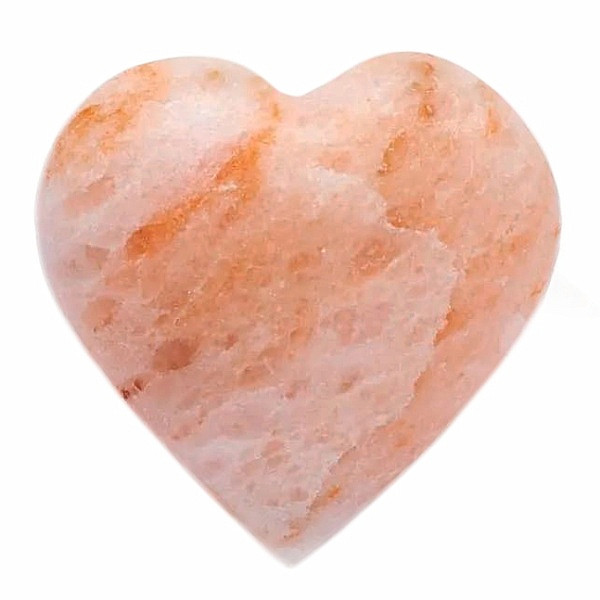 Levně Himalájská sůl masážní hmatka a mýdlo tvar srdce - 8 x 8 cm
