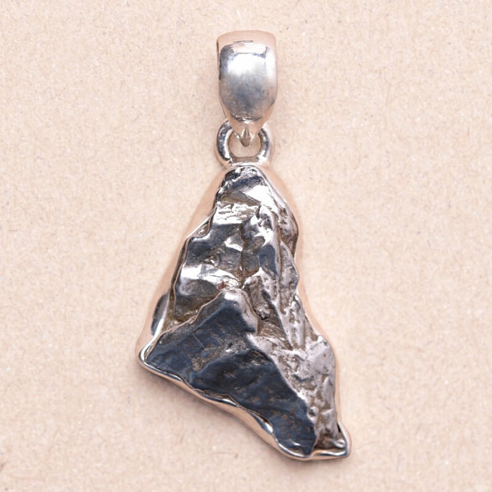 Levně Meteorit Campo del Cielo přívěsek stříbro Ag 925 P2159 - 2,5 cm, 7,7 g