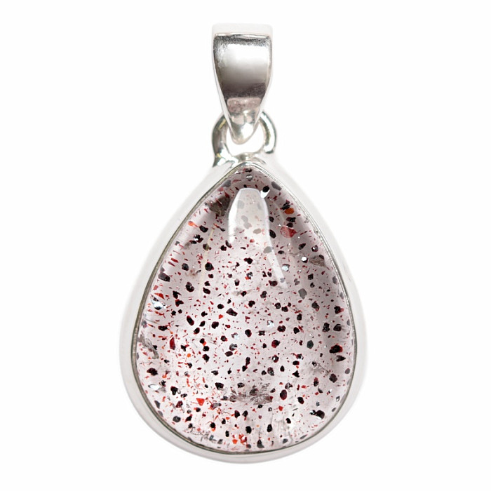 Křišťál Orire - křišťál štěstí přívěsek stříbro Ag 925 P216 - 2,4 cm, 8,9 g