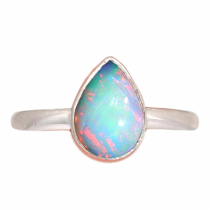 Opál etiopský prsten stříbro Ag 925 R2434 - 55 mm , 2,2 g