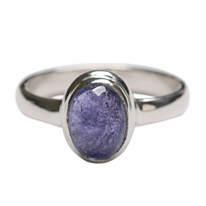 Tanzanit prsten stříbro Ag 925 R929 - 49 mm , 0,9 g