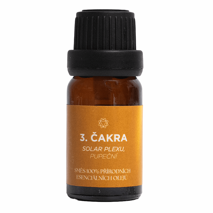 Levně By Nefertitis Směs 100% esenciálních olejů 3. čakra - 10 ml