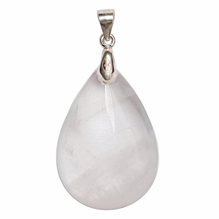 Křišťál přívěsek stříbro Ag 925 č. 3 - 2,9 cm, 6 g