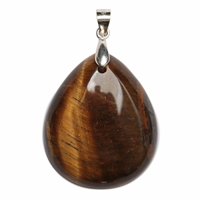 Tygří oko přívěsek stříbro Ag 925 č. 3 - 2,9 cm, 9,3 g