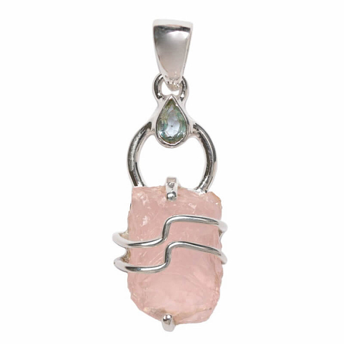 Designový přívěsek růženín stříbro Ag 925 P307 - 2,6 cm, 3,4 g