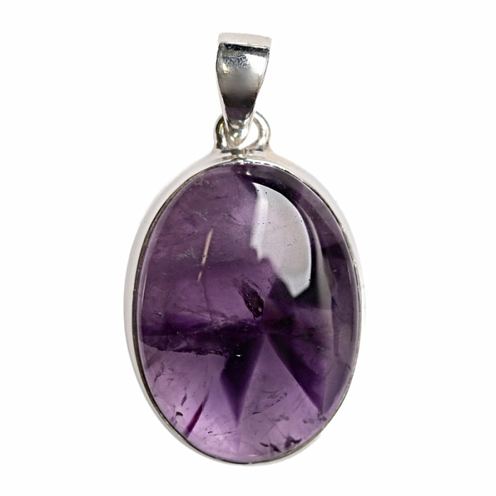 Ametyst star přívěsek stříbro Ag 925 P316 - 2,7 cm, 8,2 g