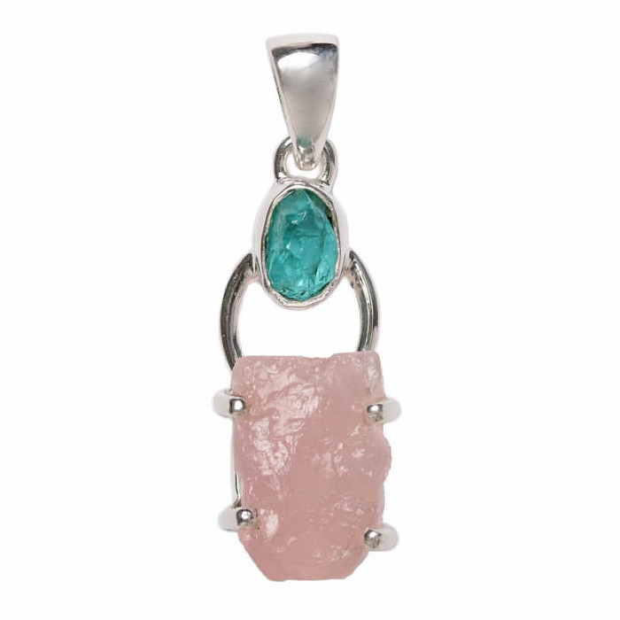 Designový přívěsek růženín stříbro Ag 925 P324 - 2,4 cm, 2,9 g