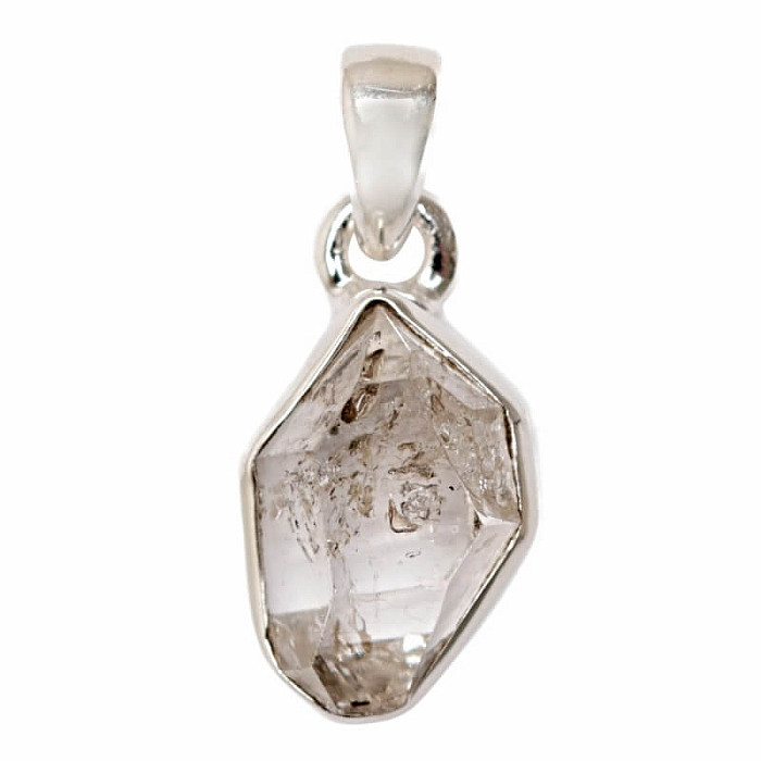 Herkimer diamant přívěsek stříbro Ag 925 P3332 - 1,3 cm, 1,8 g