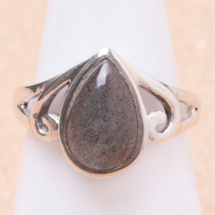 Levně Labradorit prsten stříbro Ag 925 33511 - 54 mm (US 7), 4 g
