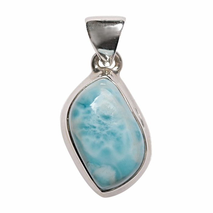Larimar přívěsek stříbro Ag 925 P3767 - 1,8 cm, 3,7 g