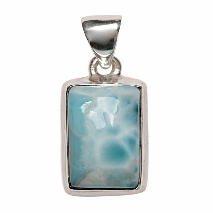 Larimar přívěsek stříbro Ag 925 P3772 - 1,7 cm, 4 g