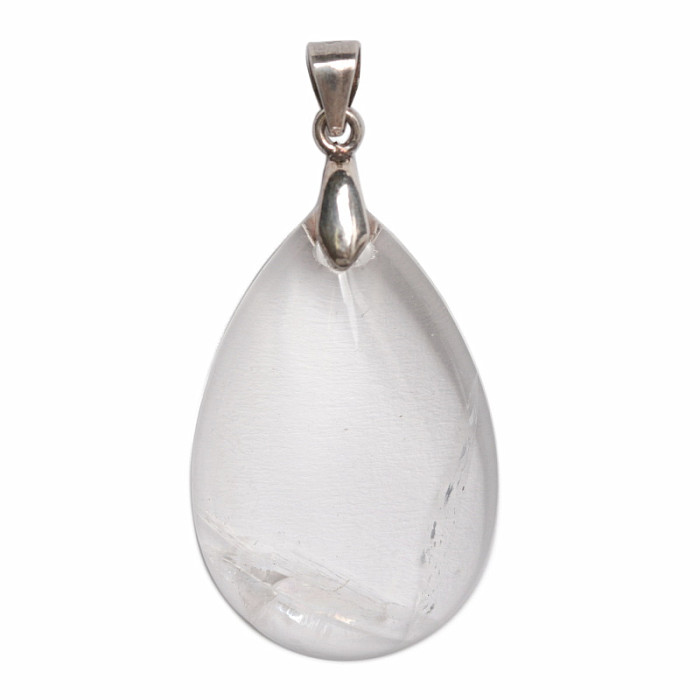 Křišťál přívěsek stříbro Ag 925 č. 4 - 2,9 cm, 5,9 g