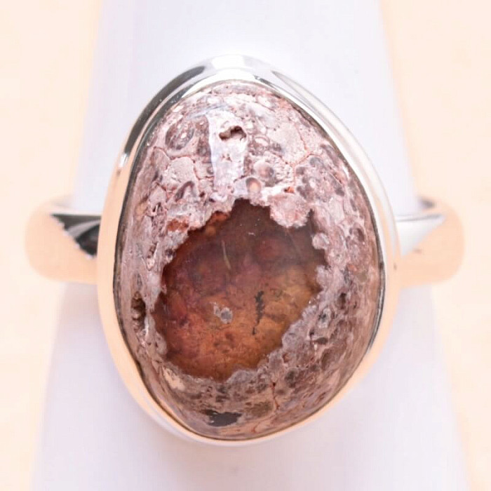 Levně Opál mexický ohnivý prsten stříbro Ag 925 LOT4 - 56 mm (US 7,5), 5,4 g