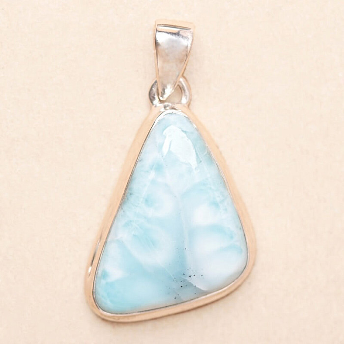 Larimar přívěsek stříbro Ag 925 LOT421 - 2,7 cm, 8,6 g
