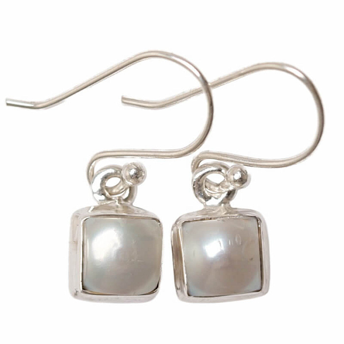 Náušnice perly stříbro Ag 925 E440 - 0,7 cm, 2,8 g