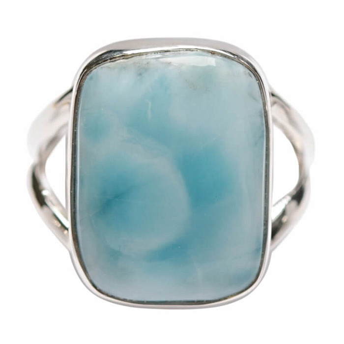 Larimar prsten stříbro Ag 925 LOT444 - 57 mm , 6,3 g