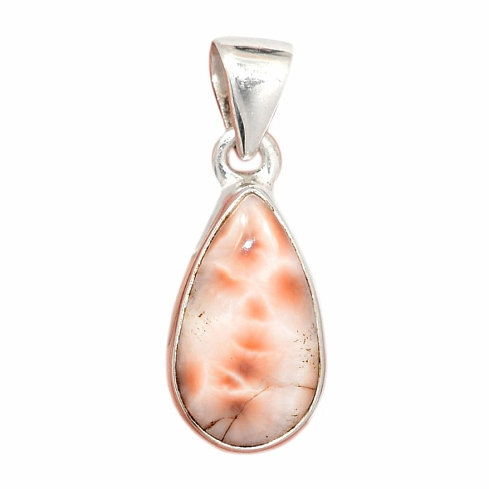 Natrolit přívěsek stříbro Ag 925 P45 - 1,8 cm, 2,7 g