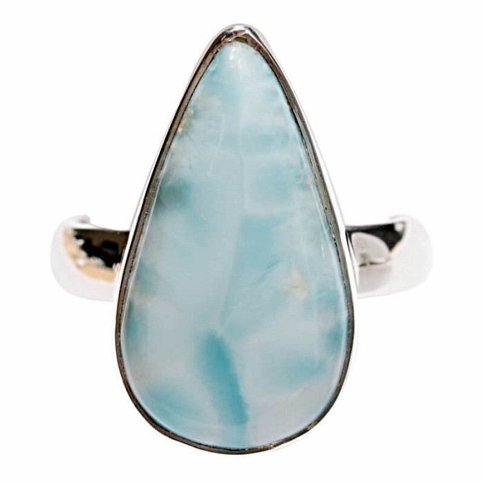 Larimar prsten stříbro Ag 925 LOT451 - 51 mm , 5,7 g