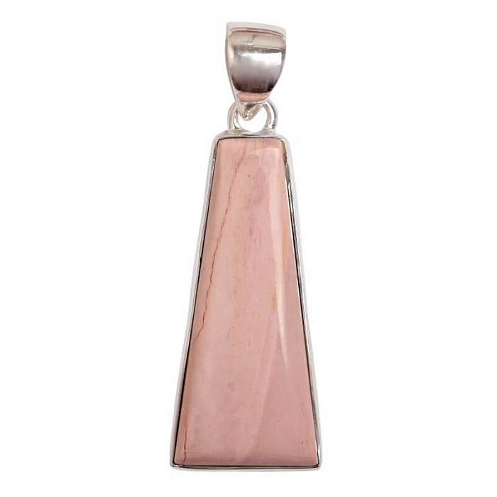 Opál růžový přívěsek stříbro Ag 925 P457 - 3,4 cm, 5,5 g