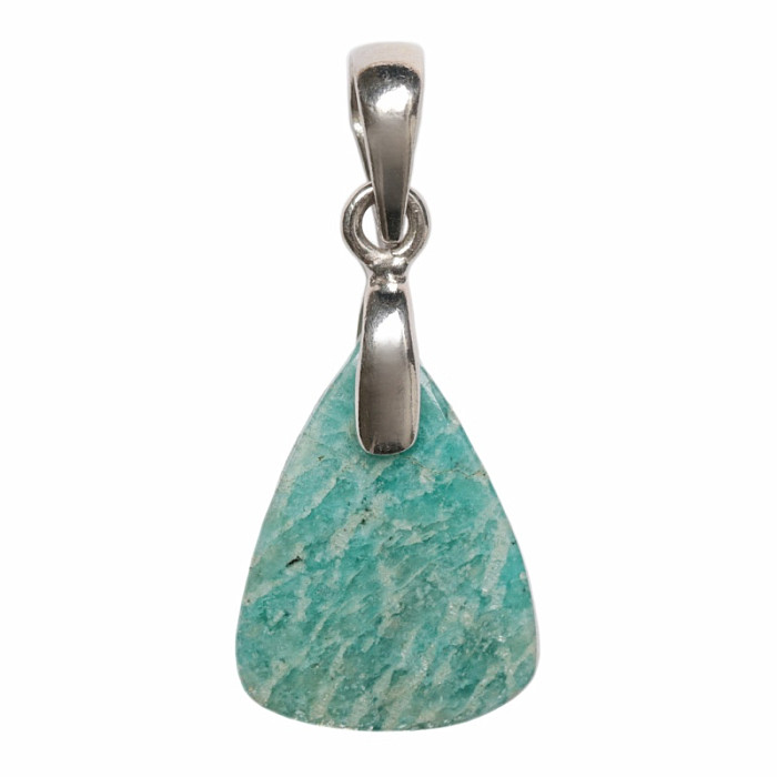 Amazonit přívěsek stříbro Ag 925 č. 5 - 2 cm, 2,8 g