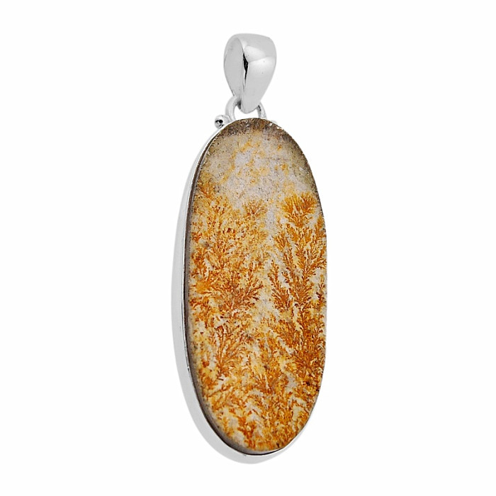 Psilomelan dendritický přívěsek stříbro Ag 925 51445 - 4,2 cm, 9,2 g