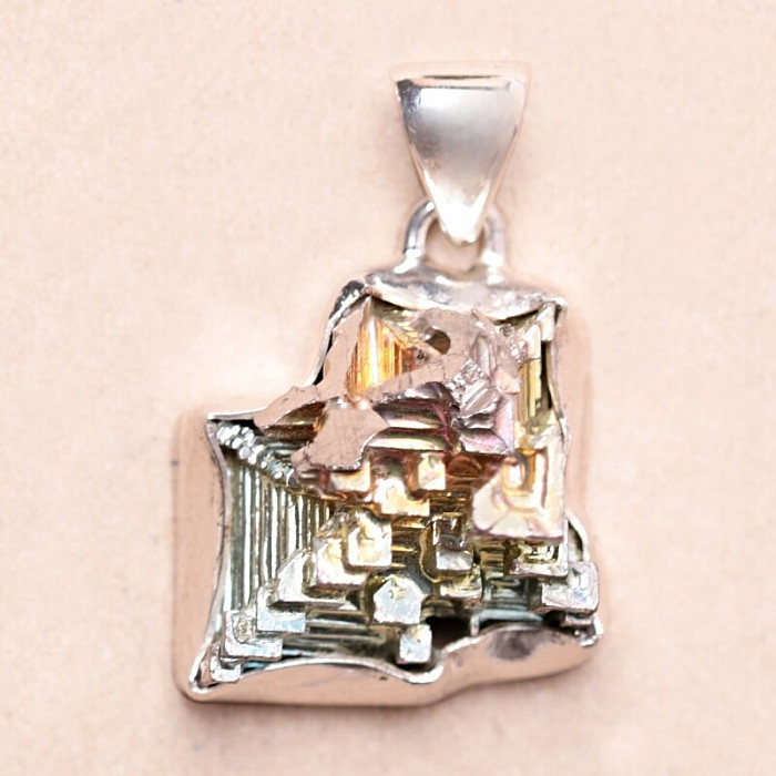 Bizmut přívěsek stříbro Ag 925 B529 - 2,1 cm, 9,8 g