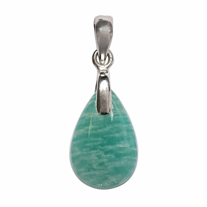 Amazonit přívěsek stříbro Ag 925 č. 6 - 2 cm, 3 g