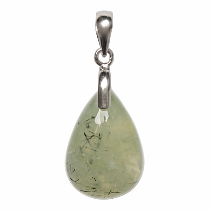 Prehnit přívěsek stříbro Ag 925 č. 6 - 2,6 cm, 6,7 g