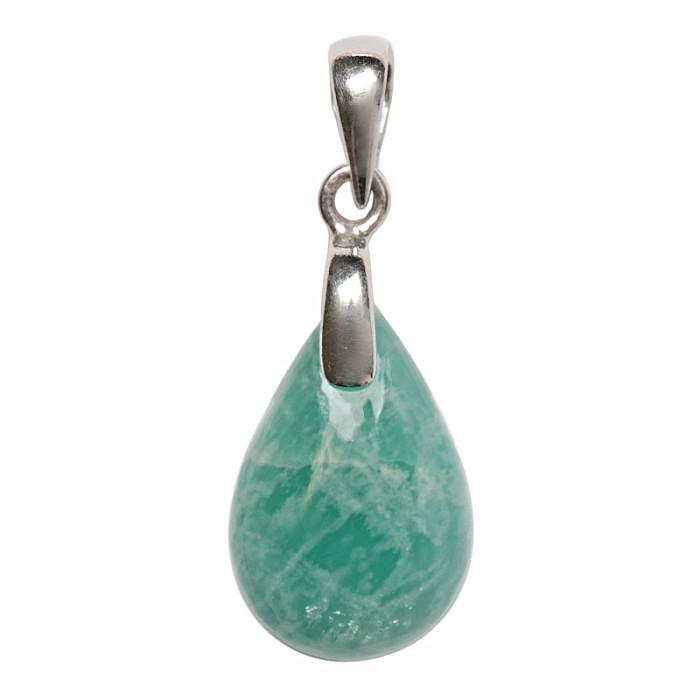 Amazonit přívěsek stříbro Ag 925 č. 7 - 2,2 cm, 3,5 g