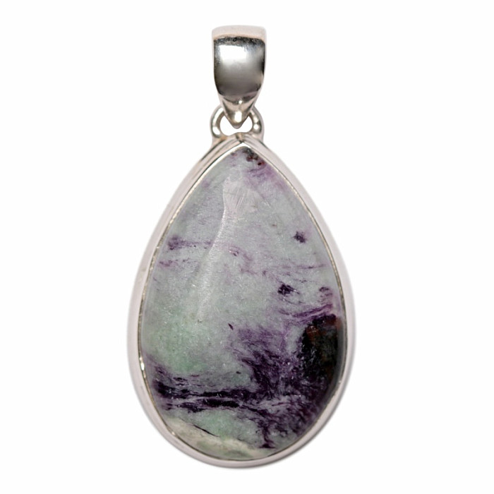 Kammererit přívěsek stříbro Ag 925 P704 - 3 cm, 8,7 g