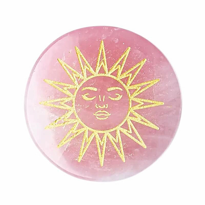 Růženín tácek Slunce - dekorace - cca 5,5 cm