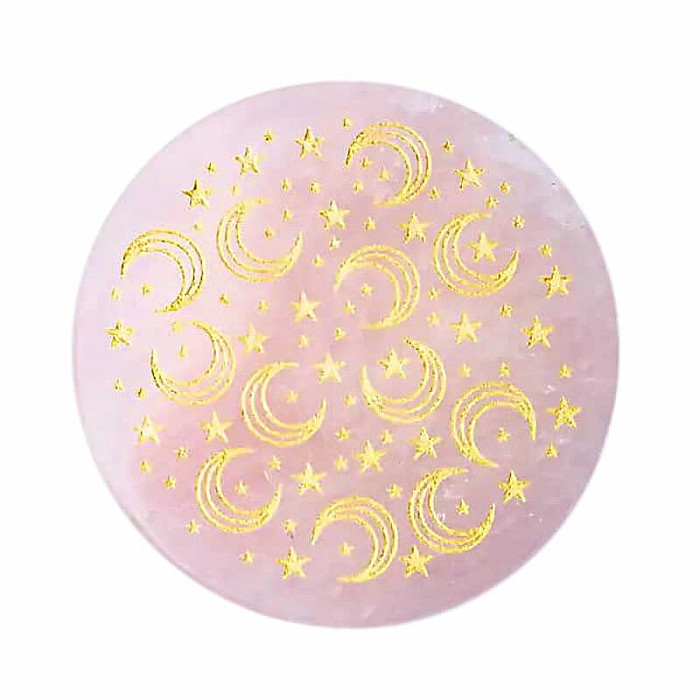 Růženín tácek Měsíc a hvězdy - dekorace - cca 5,5 cm