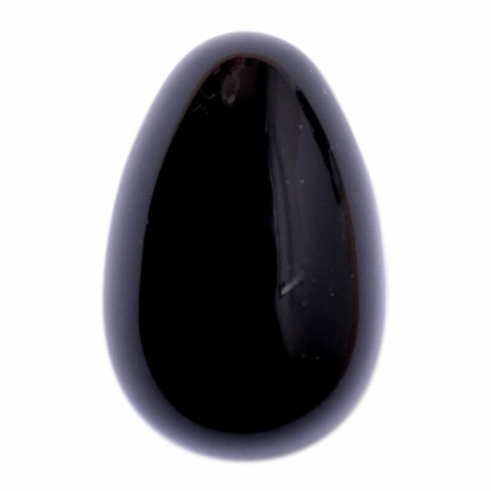 Levně Achát černý vajíčko bytová dekorace - cca 3 cm