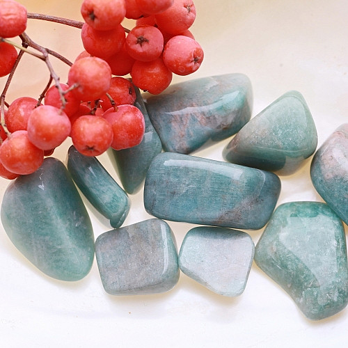 Amazonit tromlovaný - XL - cca 3 - 4 cm