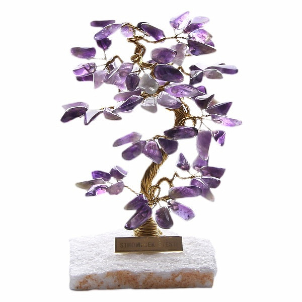 Stromeček štěstí ametyst B1 - cca 15 cm