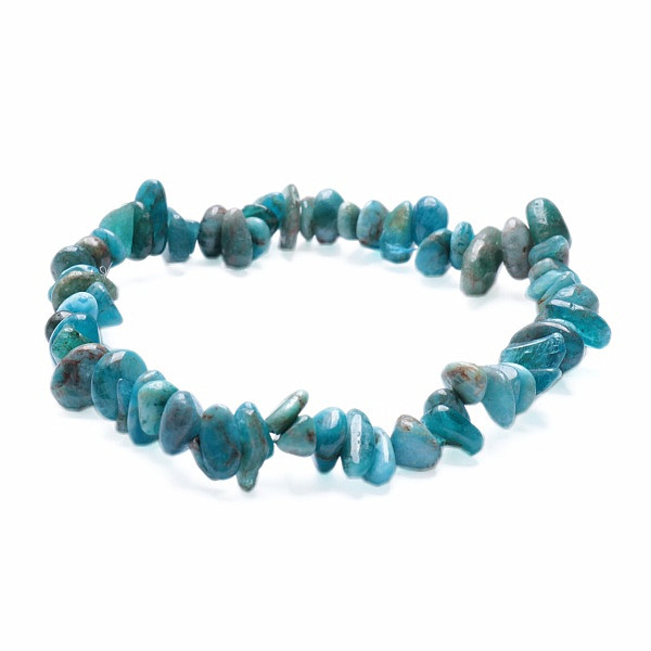 Apatit náramek sekaný extra - obvod cca 17 až 23 cm