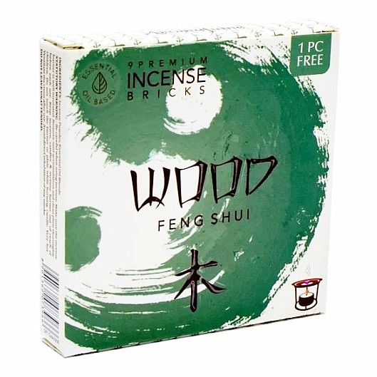 Vonné cihličky Aromafume Wood - dřevo - 40 g, 9 ks