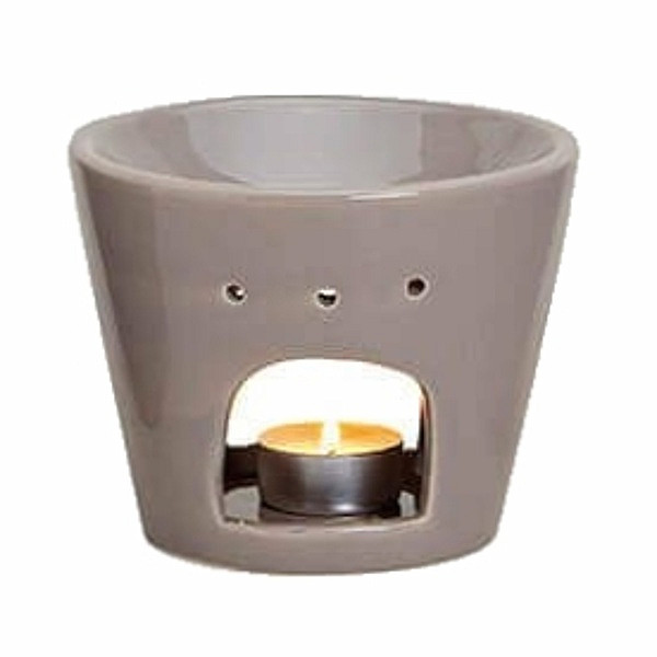 Levně Aroma lampa keramická Kalíšek hnědý - cca 13 cm