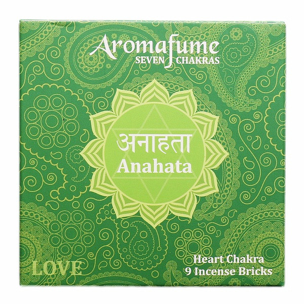 Vonné cihličky Aromafume pro 4. čakru - 40 g, 9 ks
