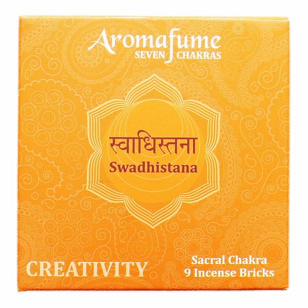 Vonné cihličky Aromafume pro 2. čakru - 40 g, 9 ks