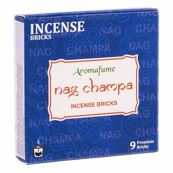 Vonné cihličky Aromafume Nag Champa - 40 g, 9 ks