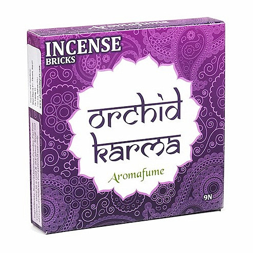 Vonné cihličky Aromafume Orchid Karma - 40 g, 9 ks