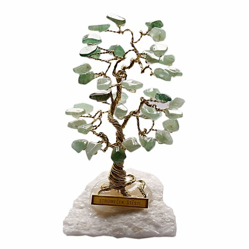 Levně Stromeček štěstí avanturín - výška cca 6 cm