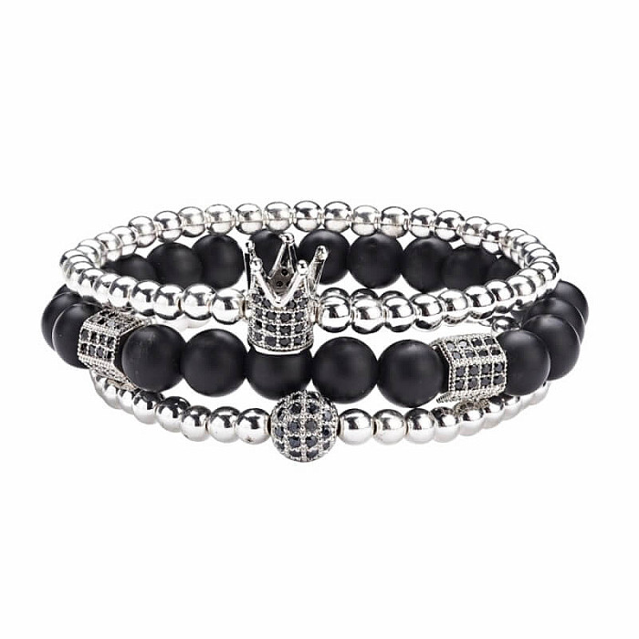 Sada tří módních náramků Queen - obvod cca 16 až 21 cm