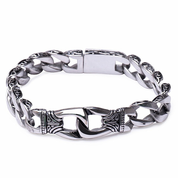 Elegantní náramek Viking Cable chirurgická ocel - obvod cca 21,5 cm