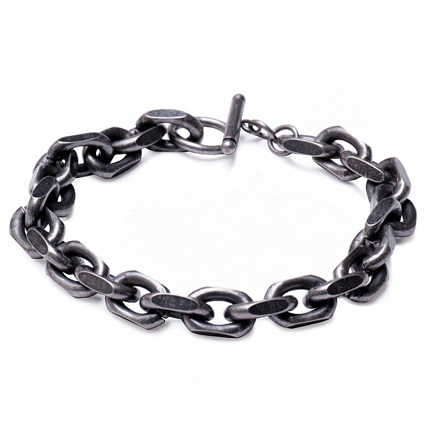 Levně Elegantní náramek Cable chirurgická ocel 21 cm - obvod cca 21 cm