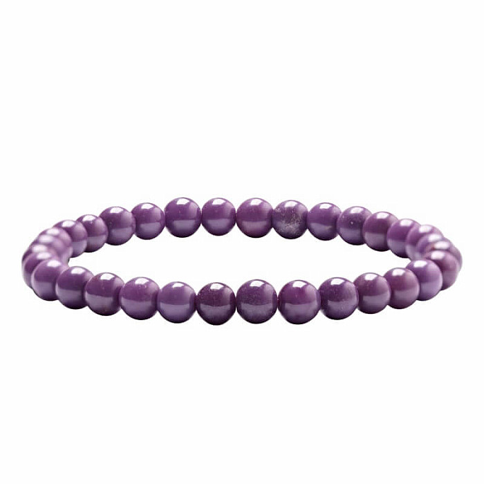 Fosfosiderit náramek z korálků 6 mm - obvod cca 16 až 21 cm