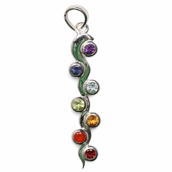 Levně Čakrový přívěsek Kundalini Ag 925 - 3,6 cm, 2,3 g