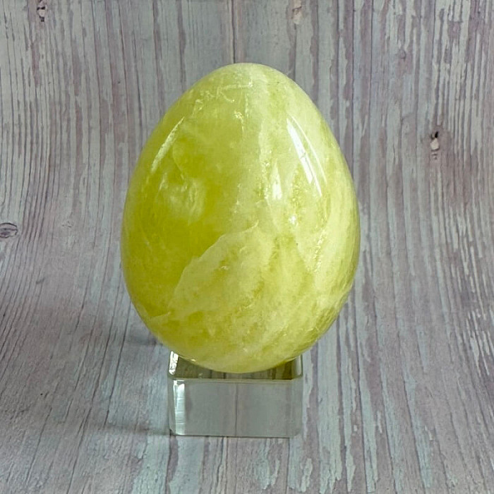 Citrín lemon vajíčko 20 - cca 6,5 x 4,8 cm, 211 g