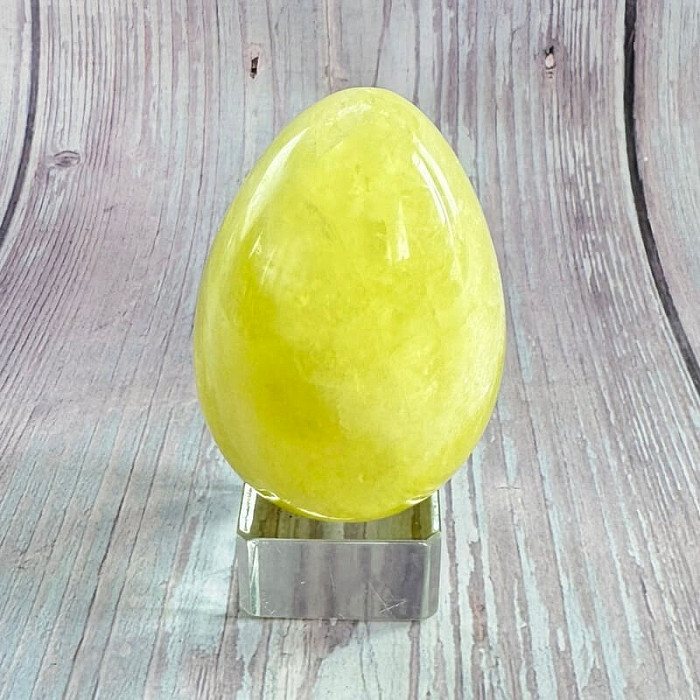 Citrín lemon vajíčko 26 - cca 6,4 x 4,3 cm, 167 g